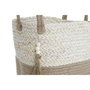 Set de basket Home ESPRIT Naturel Marron Clair Jute Fibre de maïs Moderne 40 x 40 x 41 cm