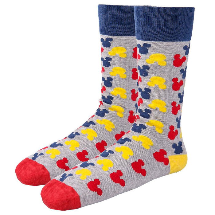 Cerdá - Set de 3 Paires de Chaussettes Mickey Mouse Disney - 86% Coton - Taille 36-41