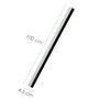 WOLFPACK LINEA PROFESIONAL Burlete de porte en PVC blanc avec brosse, 1 mètre