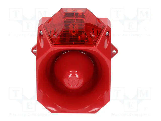 EATON ELECTRIC Asserta Midi Avertisseur Lumineux-Sonore Rouge 230VAC