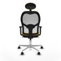 Piqueras y Crespo Chaise de Bureau 1D086N1 Jaune
