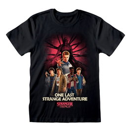 Heroes Inc T-Shirt Stranger Things Group Artwork One Last Strange Adventure (M)