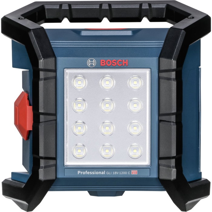 Bosch Professional Projecteur de chantier sans-fil GLI 18V-1200 C - LED 1200 Lm - Bleu