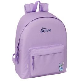 SAFTA - Sac à dos Mochila Sweet Stitch Disney 42 cm - Ergonomique et rembourré - Poche frontale à fermeture éclair