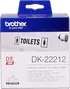 Brother DK-22212 Ruban continu de film plastique blanc 62 mm x 15,24 m