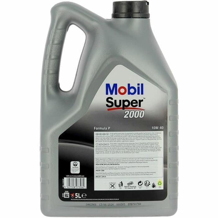 Mobil S2000 X1 Formula-P 10W-40 5L