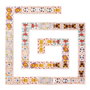 TACHAN - Jeu de dominos en bois avec illustrations d'animaux - FSC - Boîte de rangement - À partir de 2 ans - Multilingue