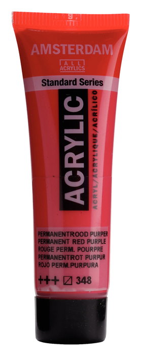 Amsterdam Standard Series Peinture Acrylique Rouge Permanent Pourpre 348 Amsterdam Standard Series Peinture Acrylique Rouge Permanent Pourpre 348