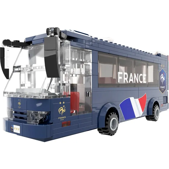 Megableu Bus de la Fédération Française de Football en briques Megableu Bus de la Fédération Française de Football en briques