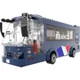Megableu Bus de la Fédération Française de Football en briques