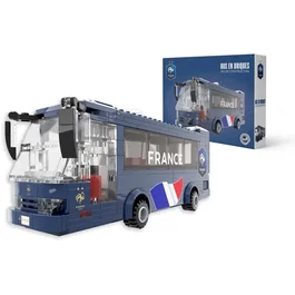 Megableu Bus de la Fédération Française de Football en briques