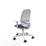 PIQUERAS Y CRESPO Chaise de Bureau Cilanco Synchro Bleu foncé