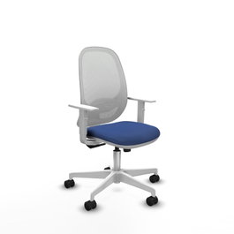 PIQUERAS Y CRESPO Chaise de Bureau Cilanco Synchro Bleu foncé