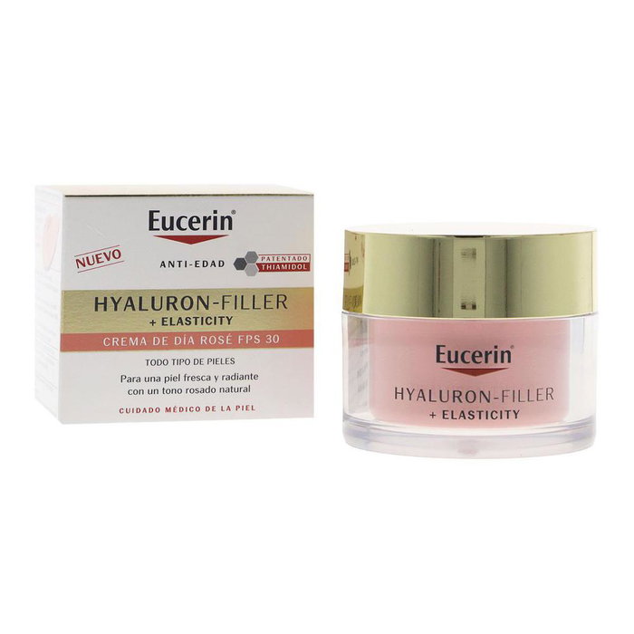 Eucerin HYALURON-FILLER + élasticité Crème de Jour Teintée Rosée Anti-âge SPF30 50 ml Eucerin HYALURON-FILLER + élasticité Crème de Jour Teintée Rosée Anti-âge SPF30 50 ml