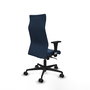 Piqueras Y Crespo Fauteuil Albacete Bleu Marine avec mécanisme Synchro et accoudoirs 1D