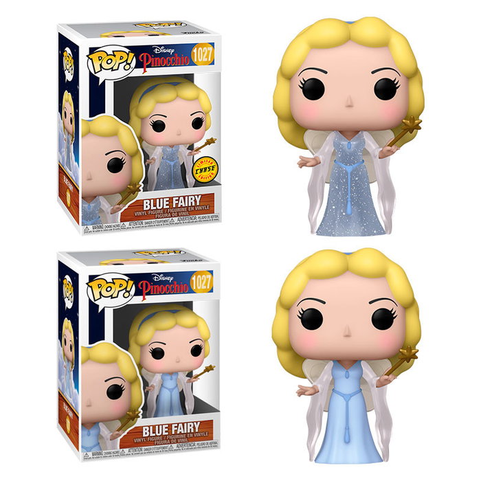 Funko Pop Disney Pinocchio Fée Bleue, option Chase 51535 Funko Pop Disney Pinocchio Fée Bleue, option Chase 51535