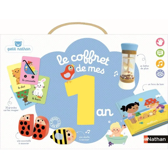 Nathan Le coffret de mes 1 an - Jeu d'apprentissage