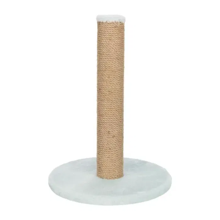 Trixie Griffoir pour Chatons Junior - Griffoire en Jute avec Base en Peluche Vert Menthe - 30x30x42 cm