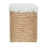 Trixie Griffoir pour Chatons Junior - Griffoire en Jute avec Base en Peluche Vert Menthe - 30x30x42 cm
