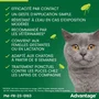 Advantage Solution Antipuces pour Chats et Lapins +4kg (4 pipettes) - Traitement et Prévention des Puces - Efficace en 12h
