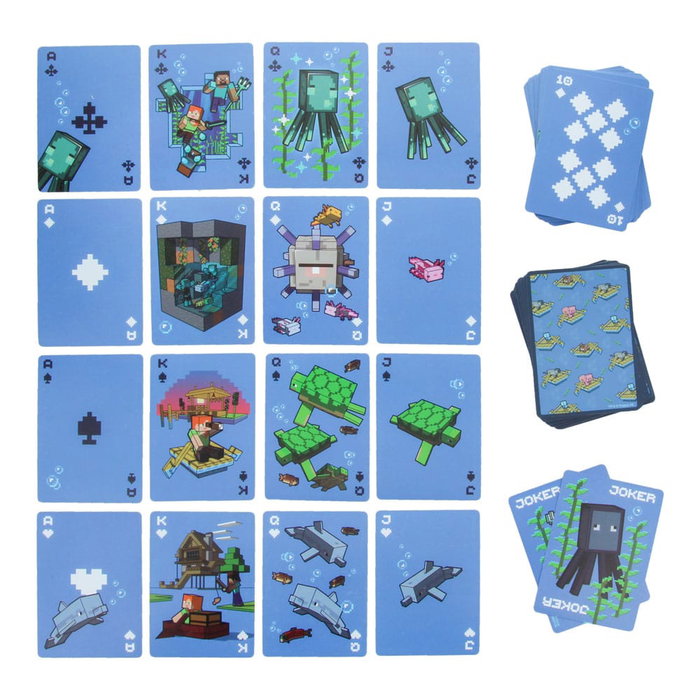 Minecraft jeu de cartes à jouer Waterproof