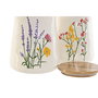 Boîte Home ESPRIT Multicouleur Fleurs Shabby Chic (2 Unités)