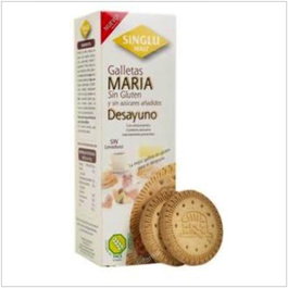 SINGLU Biscuits Maria Petit-déjeuner sans gluten et sans sucres ajoutés 200g