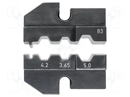 KNIPEX Matrices de sertissage pour fibres optiques
