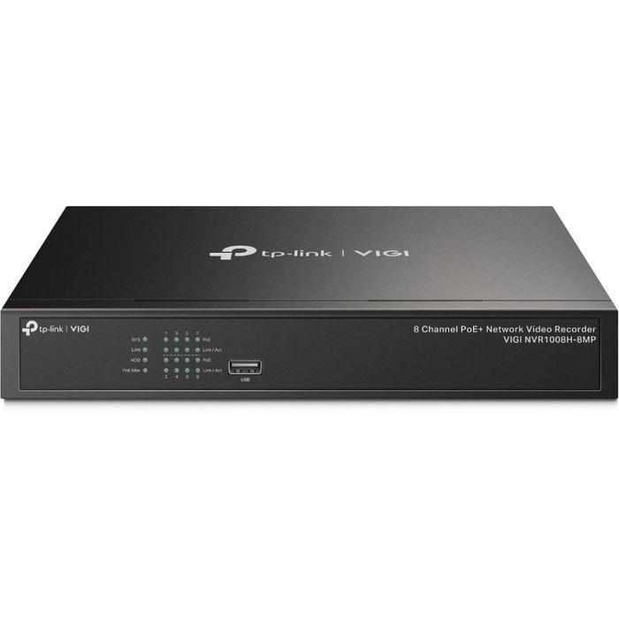 TP-LINK Enregistreur Vidéo NVR1008H-8MP / VIGI NVR1008H-8MP Noir pour Système de Surveillance TP-LINK Enregistreur Vidéo NVR1008H-8MP / VIGI NVR1008H-8MP Noir pour Système de Surveillance