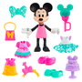 Disney Minnie Mouse Sweet Party - Poupée Articulée 15 cm et Accessoires