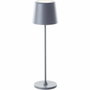 Brilliant KAAMI Lampe à poser LED grise rechargeable USB