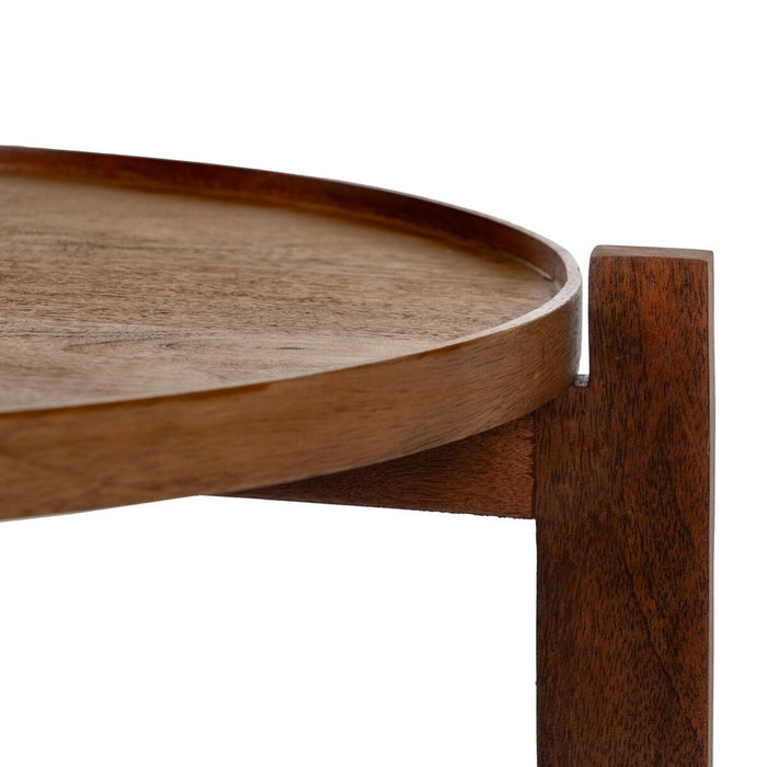 BigBuy Home Table Basse Marron Ronde 81 x 81 x 46 cm
