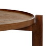 BigBuy Home Table Basse Marron Ronde 81 x 81 x 46 cm