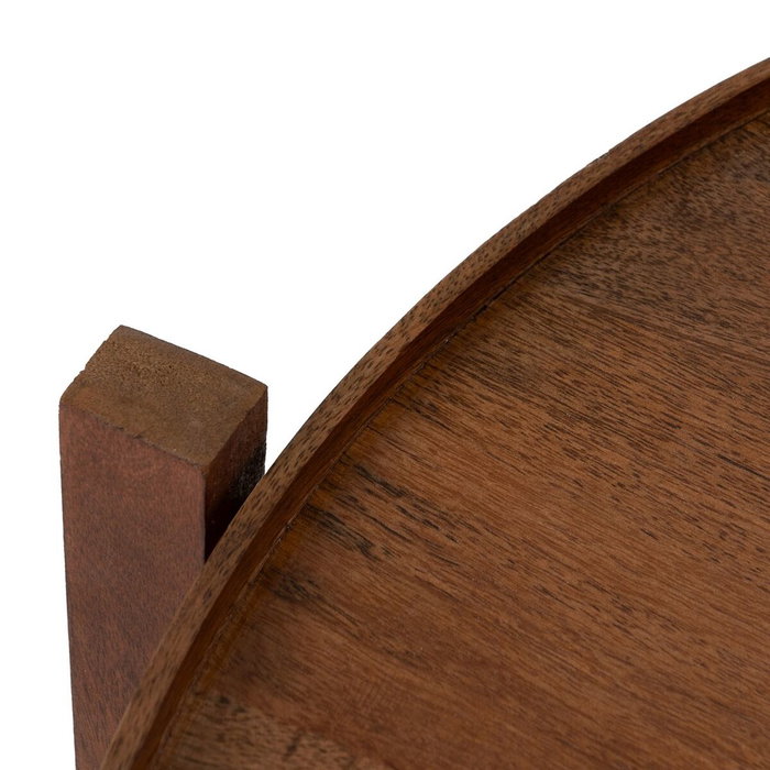 BigBuy Home Table Basse Marron Ronde 81 x 81 x 46 cm