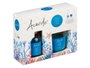 Acorde Set Mikado 100 ml et Bougie 30h Océan Bleu - 19 x 15 x 7 cm (Set de 6)