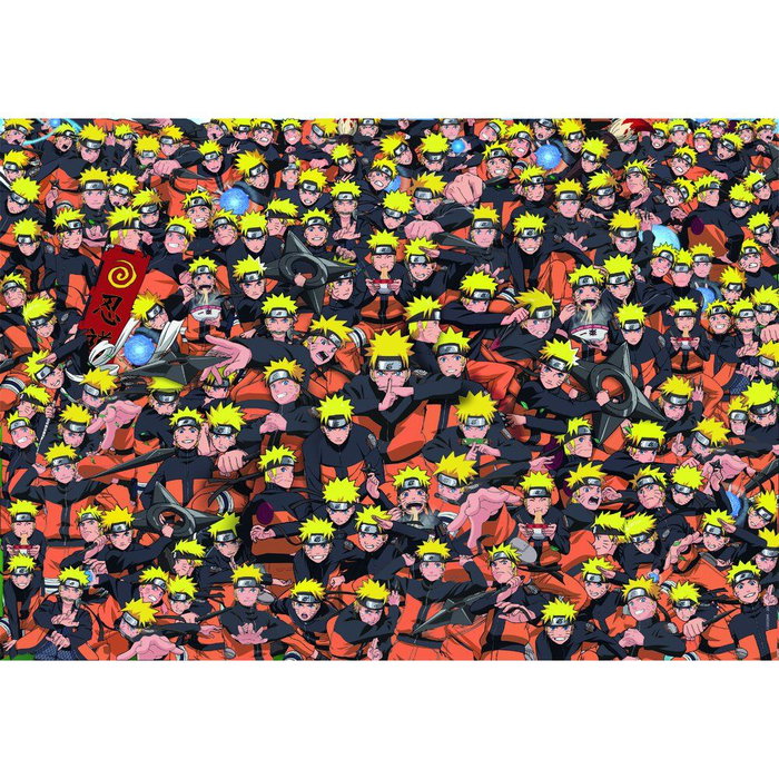 CLEMENTONI Puzzle Impossible Naruto Shippuden 1000 Pièces - 70x50 cm - Français
