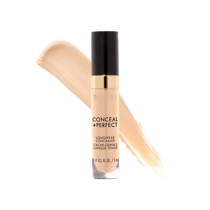 Milani Conceal + Perfect Correcteur Crème Longue Tenue Teinte 120 Vanille Légère 5 g Milani Conceal + Perfect Correcteur Crème Longue Tenue Teinte 120 Vanille Légère 5 g