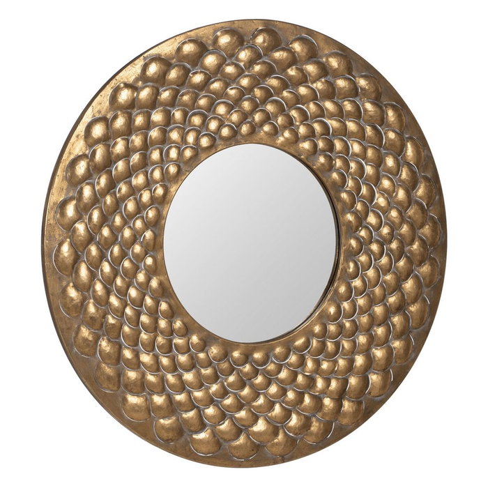 BigBuy Home Miroir mural Doré 81 x 3 x 81 cm