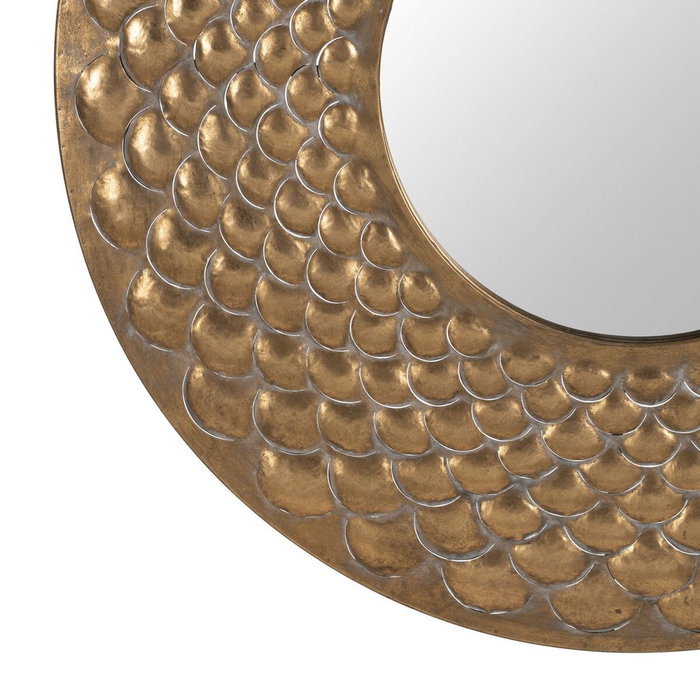 BigBuy Home Miroir mural Doré 81 x 3 x 81 cm