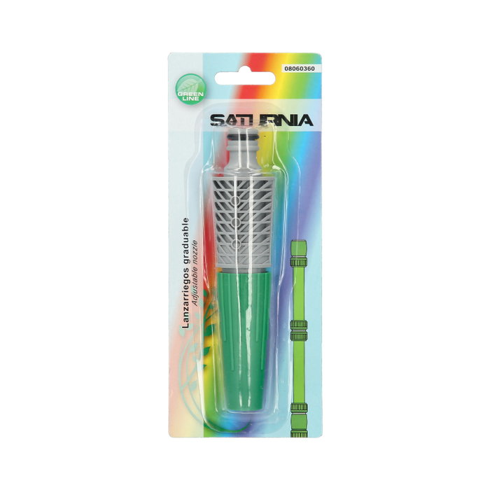 SATURNIA Lance d'arrosage réglable en plastique SATURNIA Lance d'arrosage réglable en plastique