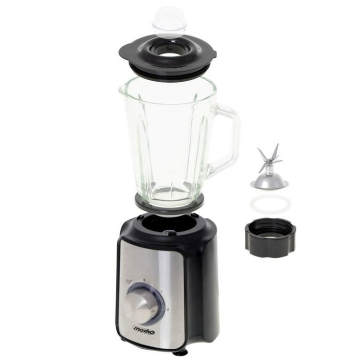Adler Bol mixeur MS 4080 Noir et Acier 600 W 1,5 L Adler Bol mixeur MS 4080 Noir et Acier 600 W 1,5 L