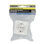 WOLFPACK LINEA PROFESIONAL Base de surface Schuko avec terre, blanc