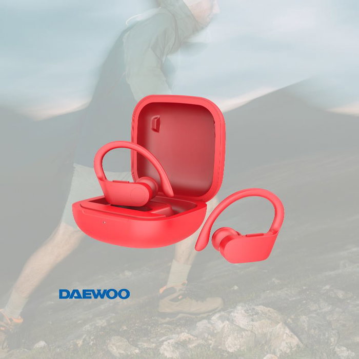 Casques Bluetooth de Sport Daewoo Rouge