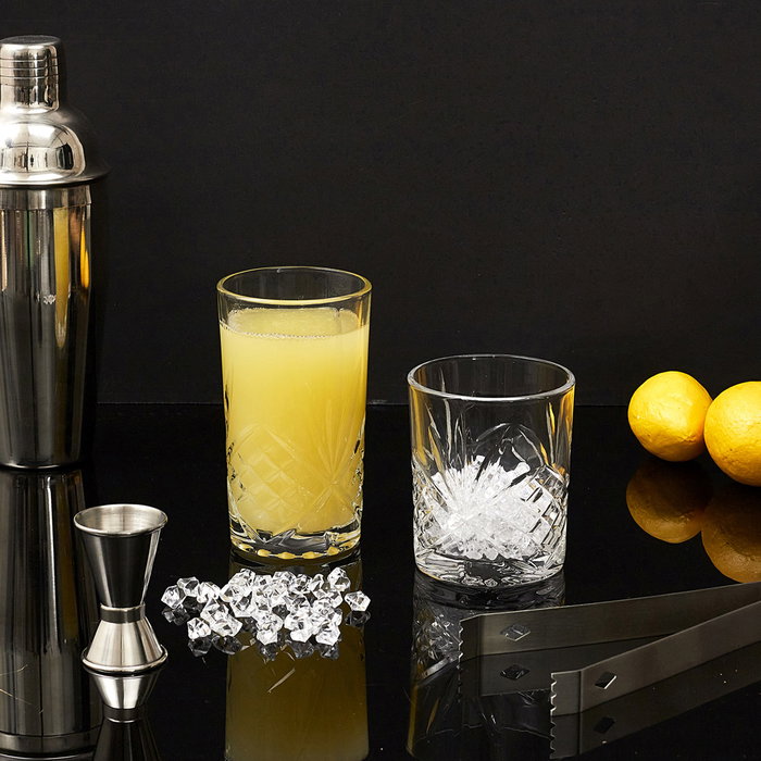 Cook Concept Lot de 4 Verres à Cocktail 300 ml en Verre Taillé Cook Concept Lot de 4 Verres à Cocktail 300 ml en Verre Taillé