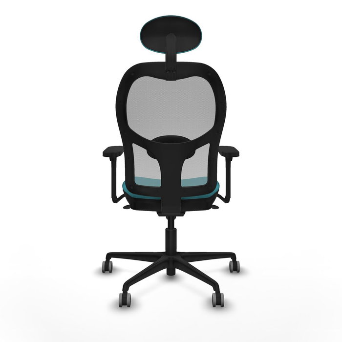 Piqueras y Crespo Chaise de Bureau avec Appui-tête Jorquera 3D036G1 Turquoise
