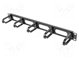 LANBERG Organiseur de câbles 1U 19 pouces noir type B