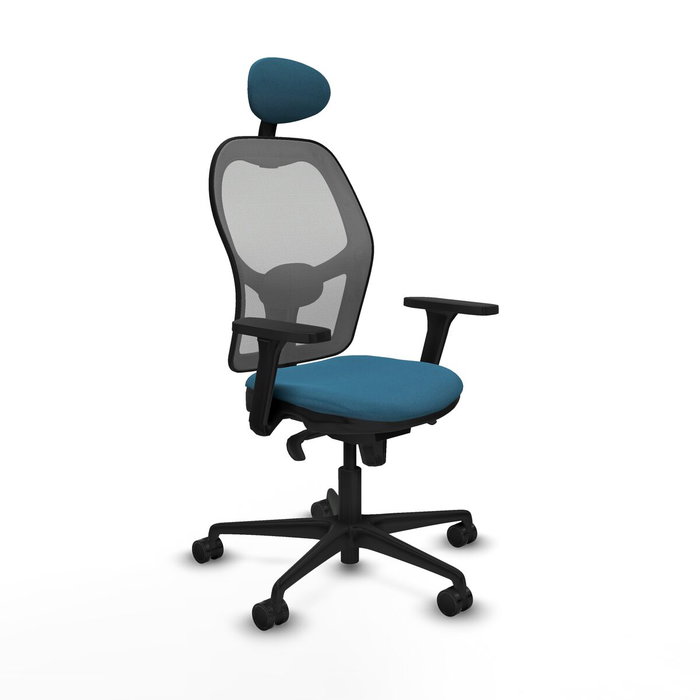 Piqueras y Crespo Chaise de Bureau avec Appui-tête Jorquera 3D036N1 Gris Vert pétrole Piqueras y Crespo Chaise de Bureau avec Appui-tête Jorquera 3D036N1 Gris Vert pétrole