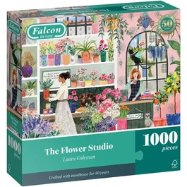 Jumbo Puzzle Falcon The Flower Studio - 1000 pièces