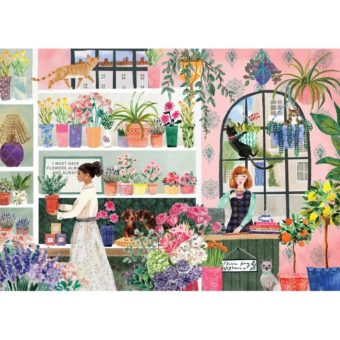 Jumbo Puzzle Falcon The Flower Studio - 1000 pièces