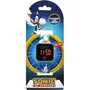 Kids Licensing - Montre LED Sonic pour enfant dès 4 ans - Affichage numérique, changement de fond d'écran - Bleu